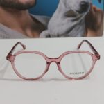 Roze transparentni plasticni okruglasti okvir sa 3 dodatka za sunce - Slika 2