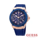 GUESS Muški Rose Gold Plavi Sat W1049G2 LEGACY