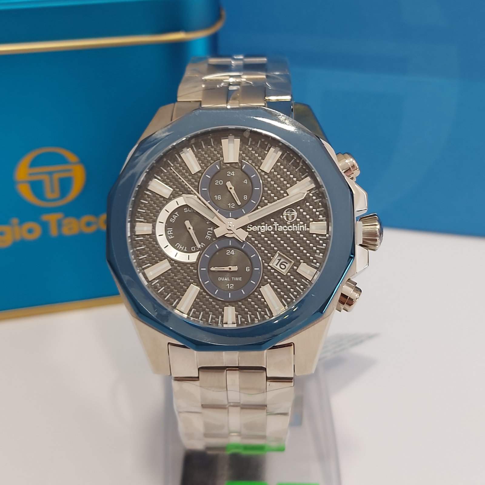 3652-SERGIO-TACCHINI-ST.1.10372.4-Muski-Metalni-Rucni-Sat-Srebrne-Boje SERGIO TACCHINI ST.1.10372.4 Muški Metalni Ručni Sat Srebrne Boje - Slika 1