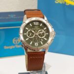Sergio Tacchini ST.1.10402-2 Muški ručni sat sa braon kožnim kaišem