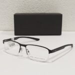 Muški metalni mat crni polu ram ARMANI EXCHANGE AX1061 6000 57-17-140