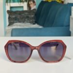 Ženske crvene plastične sunčane naočare POLAR GLARE PG5602C 55-18-141