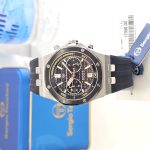Sergio Tacchini crni srebrni silikonski ručni sat ST.1.10447-1