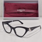 Ženski mačkasti crni acetat plastični dioptrijski okvir MARCIANO GM50038 001