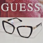 Ženski havana plastični sa metalnim mostom dioptrijski okvir GUESS GU50180 052