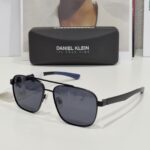 Metalne Mat Crne Sunčane Naočare sa plastičnim flex drškama DANIEL KLEIN DK3277