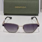 Ženske rose gold crne polarizovane naočare za sunce DESPADA DS 2410