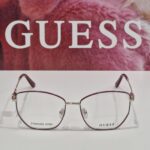 Ženski bordo metalni dioptrijski okvir GUESS GU2825 071