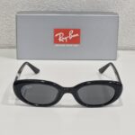 RAYBAN sjajno crne ženske sunčane naočare RB4441D