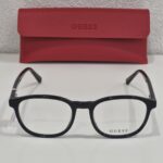Ženski crni acetat plastični dioptrijski okvir GUESS GU8290 001