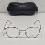 Ženski bordo rose gold metalni dioptrijski okvir VOGUE VO 4178 5089