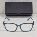 Ženski plavi acetat plastični dioptrijski okvir ARMANI EXCHANGE AX 3113 8351
