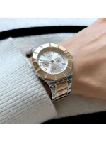 GUESS Ženski Kombinovani Rose Gold Srebrni Metalni Sat GW0616L3 - Slika 2
