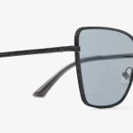 JIMMY CHOO Šljokičave Crne Metalne Sunčane Naočare JC4023J 3001/4R - Slika 7