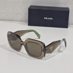PRADA Transparentne braon sunčane naočare SPR B23 29E 90F